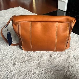 Links & Kings premium leather heritage golf shoe bag, new with tags